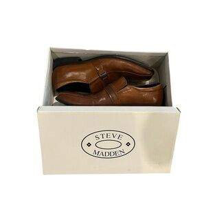 Steve Madden Men's Brown Slip-On Loafers